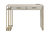 ACME Tyeid Built-in USB Port Writing Desk, Antique White & Gold Finish