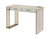 ACME Tyeid Built-in USB Port Writing Desk, Antique White & Gold Finish