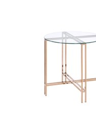 ACME Veises End Table, Champagne