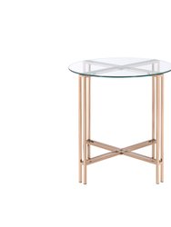 ACME Veises End Table, Champagne