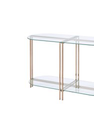 ACME Veises Sofa Table, Champagne