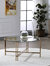 ACME Veises Sofa Table, Champagne