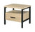 ACME Yawan Accent Table, Oak & Black Finish