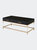 Adiel Coffee Table, Black & Gold Finish