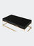 Adiel Coffee Table, Black & Gold Finish