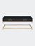 Adiel Coffee Table, Black & Gold Finish