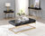 Adiel Console Table, Black & Gold Finish