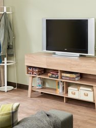 Ariza TV Stand, Rustic Natural