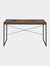 Bob Console Table, Weathered Oak & Black Finish