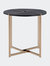 Bromia End Table, Black & Champagne - Black & Champagne