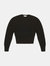 Womens Standard Crop Sweater - Black