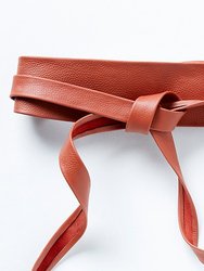 Classic Wrap Belt - Brown - Brown
