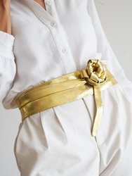 Classic Wrap Belt - Gold - Gold