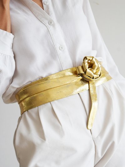 ADA Collection Classic Wrap Belt - Gold product