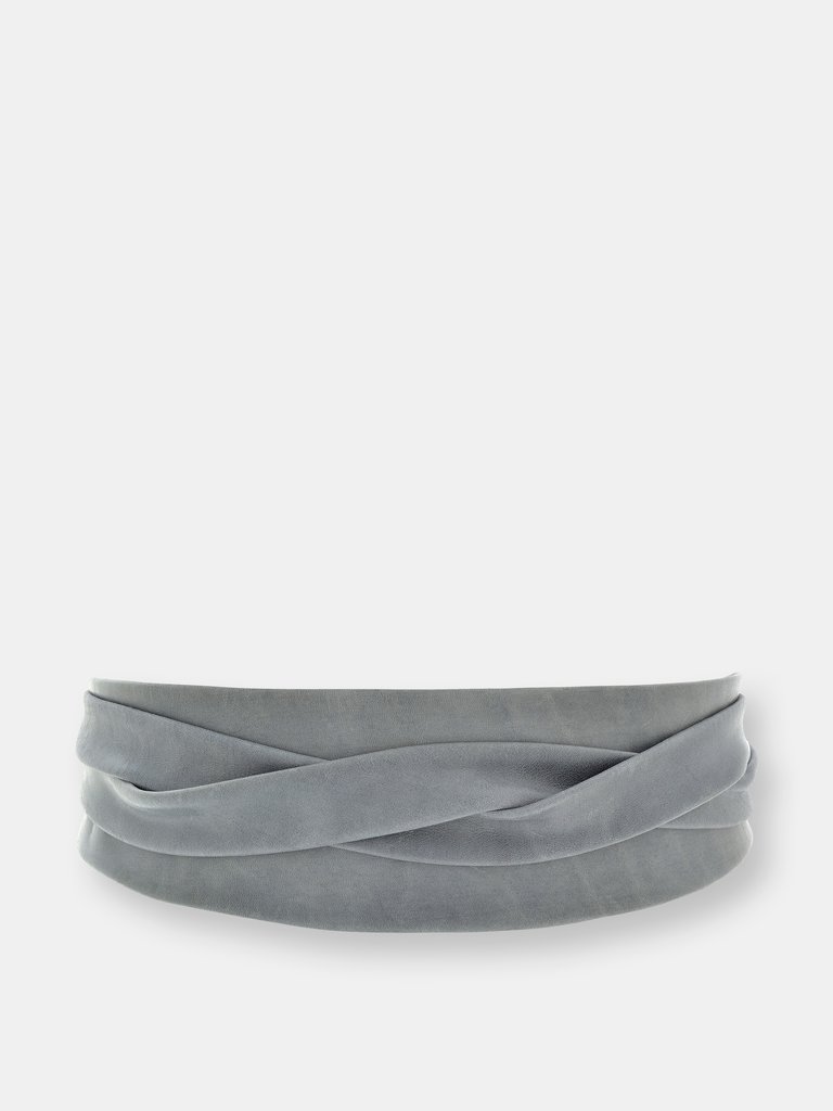 Classic Wrap Belt - Grey