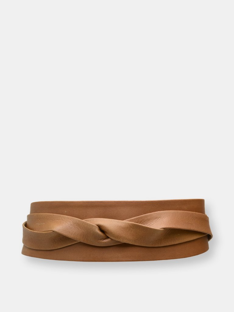 Classic Wrap Belt - Tan