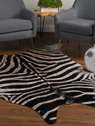 Addison Cheyenne Faux Hide Animal Print Non-skid Area Rug