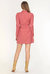 Kayla Pinstripe Belted Blazer Dress