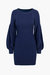 Mellie Ribbed Puff Sleeve Sweater Dress