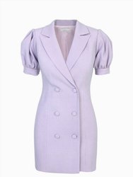 Rita Blazer Dress In Lilac