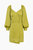 Samantha Asymmetrical Tailored Dress In Agave Green