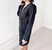 Stefani Asymmetrical Blazer Dress In Black