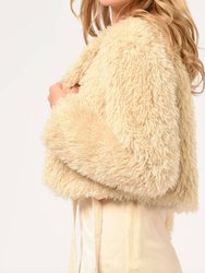 Thalia Faux Fur Cropped Coat