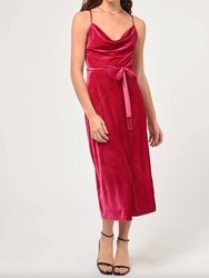 Zana Slip Dress - Red