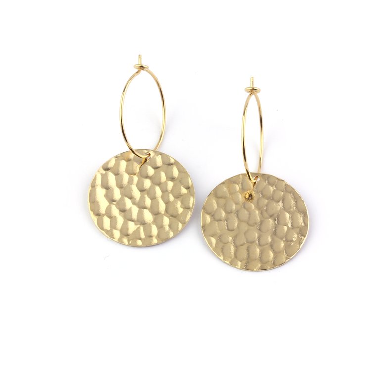 Syracuse Large Earrings - Gold