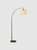 Simplee Adesso Burlap Arc Lamp