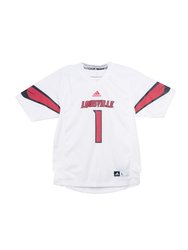 Adidas Boy's White / Black Red NCAA Premier Football Jersey Soccer - L - White / Black / Red