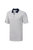 Adidas Mens 2-Color Stripe Polo (White/Navy) - White/Navy