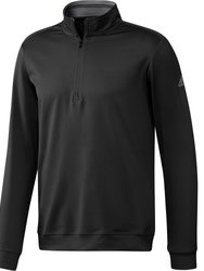 Adidas Mens Classic Club Zip Sweater (Black) - Black