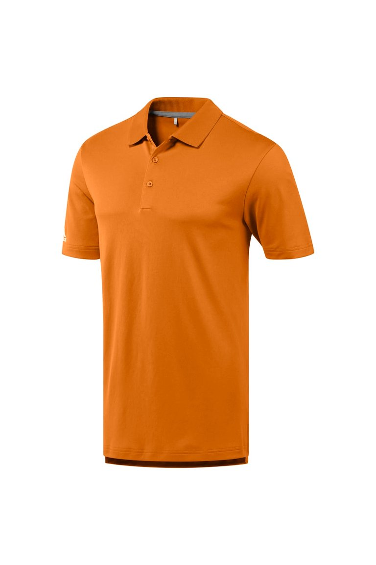 Adidas Mens Performance Polo Shirt (Bright Orange) - Bright Orange