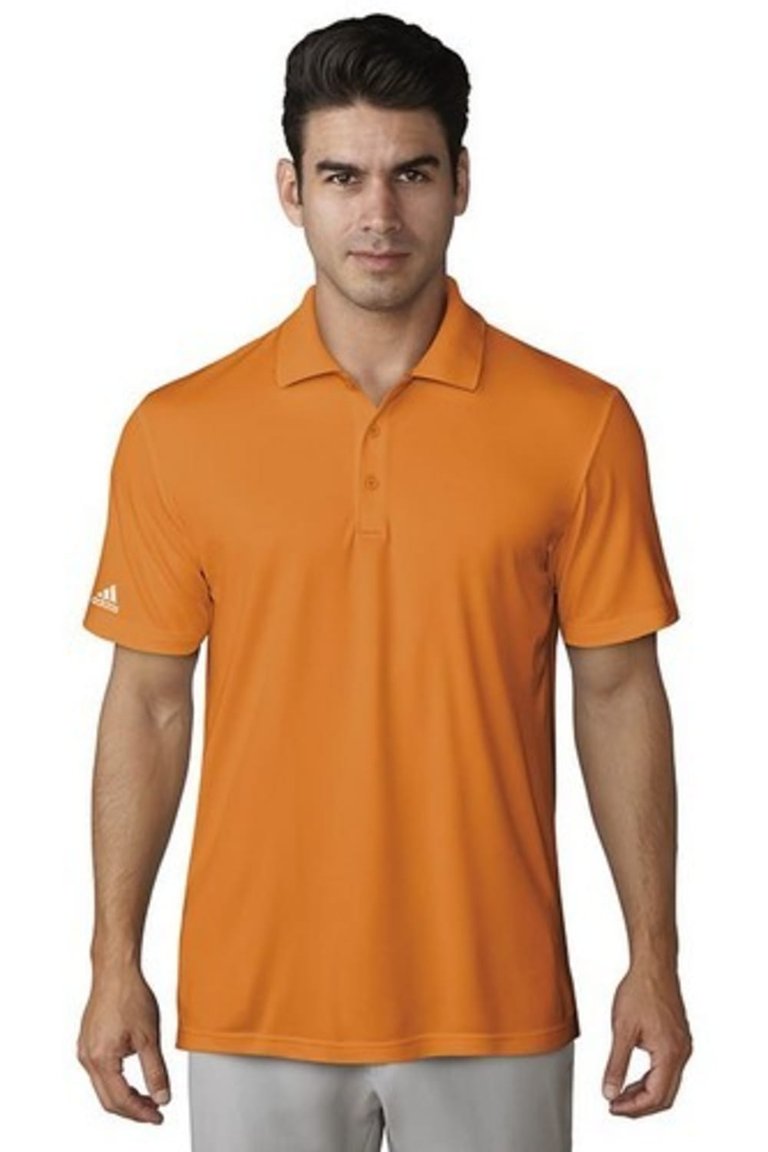 Adidas Mens Performance Polo Shirt (Bright Orange)