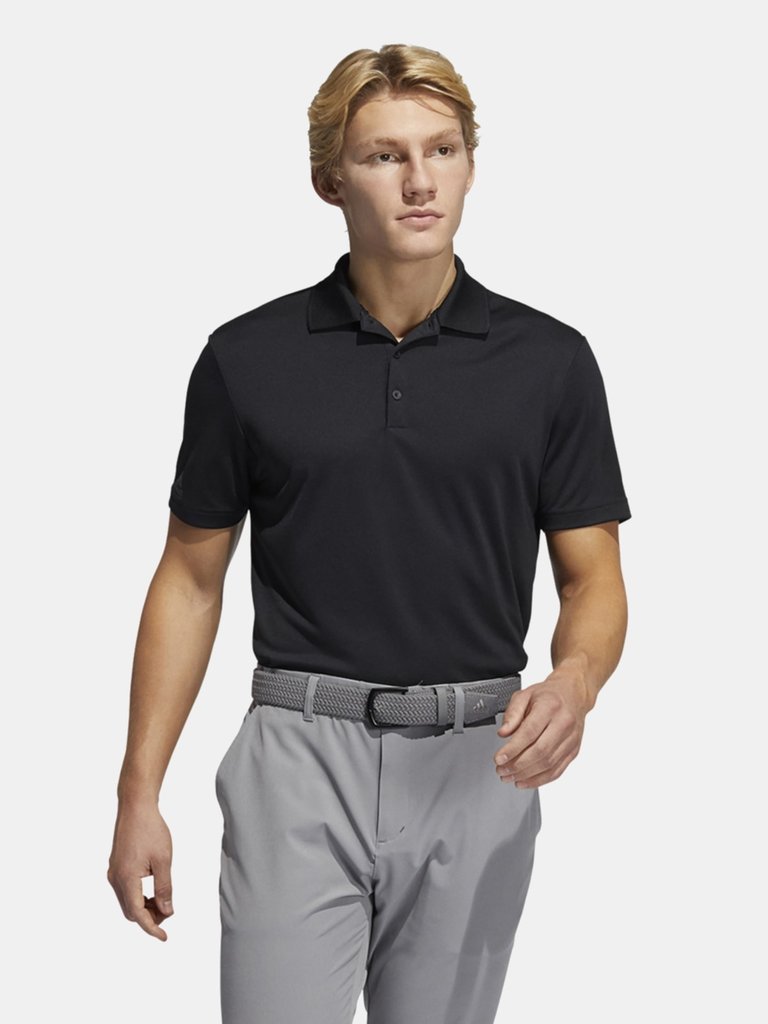 Adidas Mens Polo Shirt (Black)