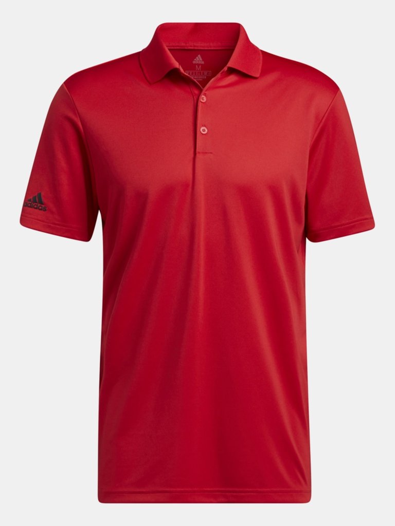 Adidas Mens Polo Shirt (Red) - Red