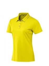 Adidas Teamwear Womens/Ladies Lightweight Short Sleeve Polo Shirt (Light Yellow) - Light Yellow