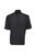 Mens Club Wind Water Resistant & Windproof Short Sleeve 1/4 Zip Neck Top - Black - Black