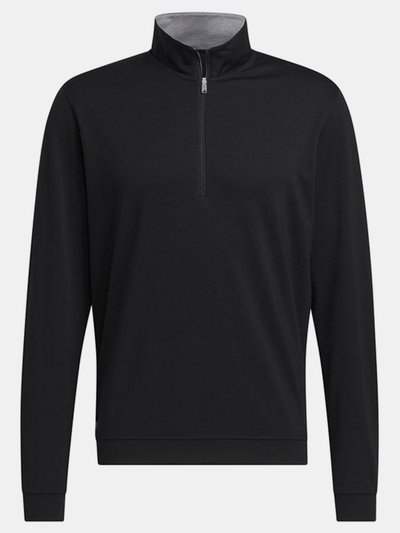 Adidas Mens Elevated Quarter Zip Sweatshirt - Black product