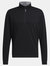 Mens Elevated Quarter Zip Sweatshirt - Black - Black