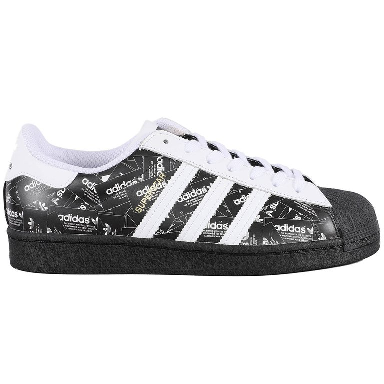 Superstar All Over Print Shoes - Core Black/FTW White