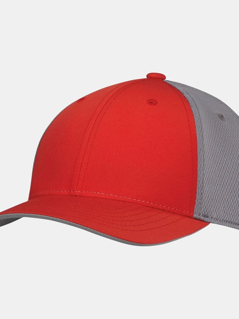 Unisex Adults Clima Cool Tour Crestable Cap - High-Res Red - High-Res Red