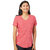 Women's Melange Tech V-Neck T-Shirt - Collegiate Red Melange