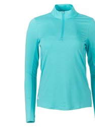 Women's Ultimate365 Long Sleeve Golf Shirt - Semi Mint Rush