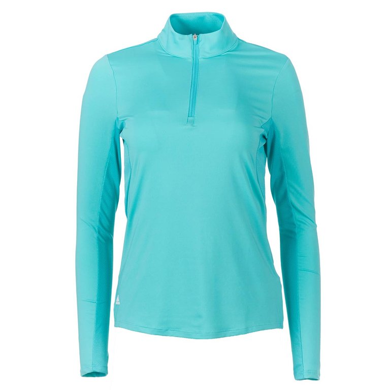 Women's Ultimate365 Long Sleeve Golf Shirt - Semi Mint Rush