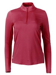 Women's Ultimate365 Long Sleeve Golf Shirt - Legacy Burgundy
