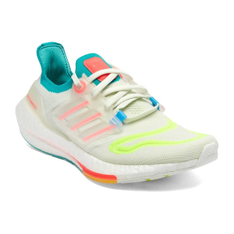 Women's Ultraboost 22 Running Shoes - White Tint /Turbo/Mint