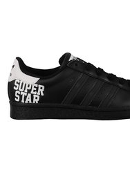 Youth Superstar J Varsity Sneakers - Core Black/Core Black/FTW White