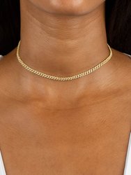 Baby Pavé Cuban Link Choker